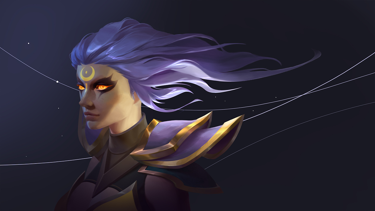 皎月 暗黑女武神