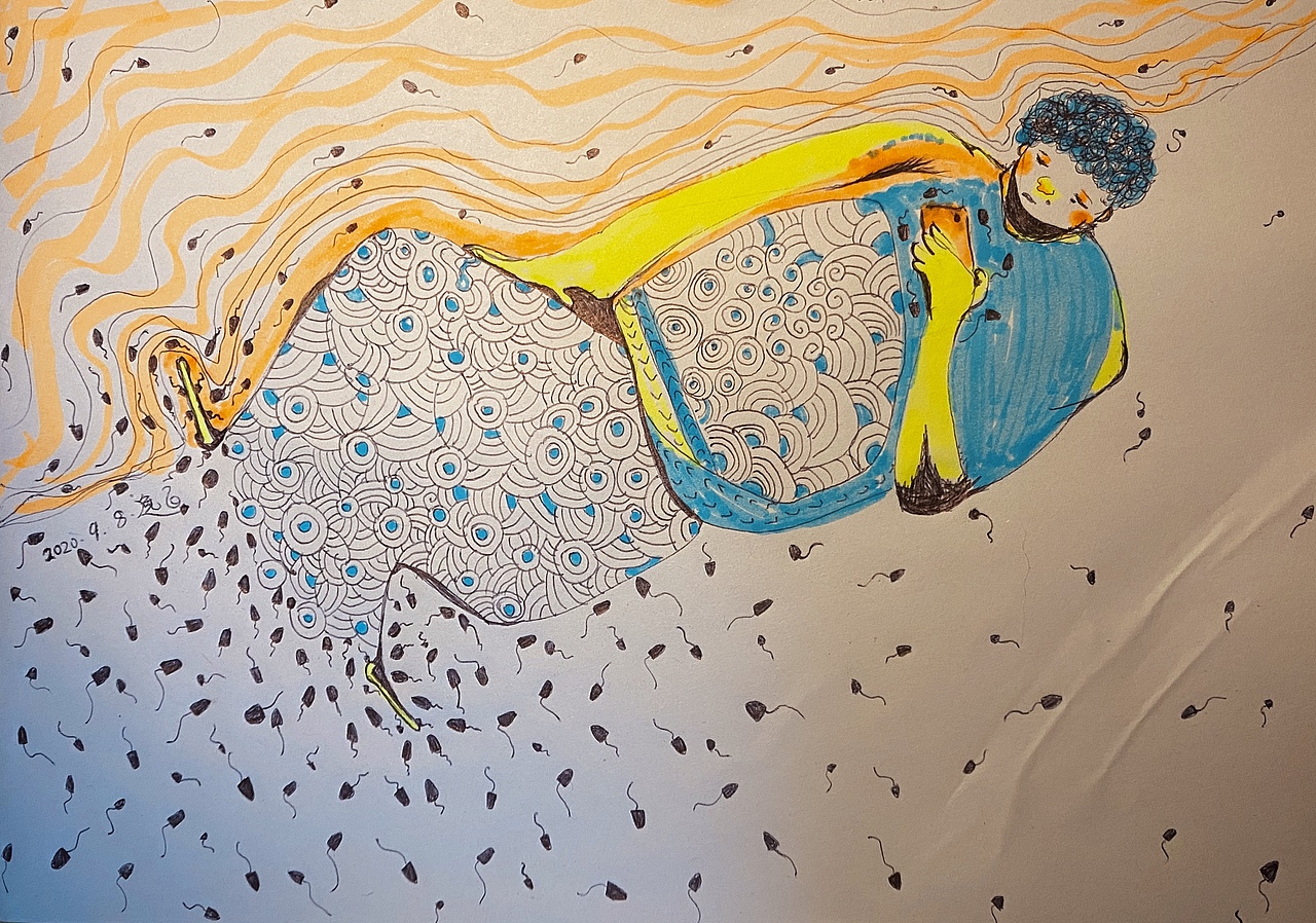 这是一副有故事的插画 比较完整 欢迎留言点评你看到的故事