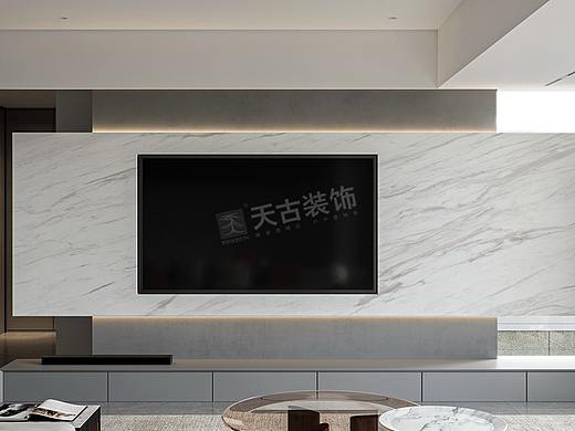康桥融府装修,别墅现代简约风格设计,天古设计师曾翼