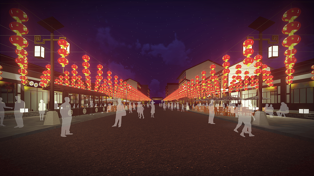 美食街改造设计|空间|景观设计|小影的小影_原创作品-站酷zcool
