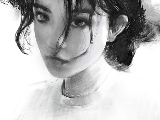 头像素描