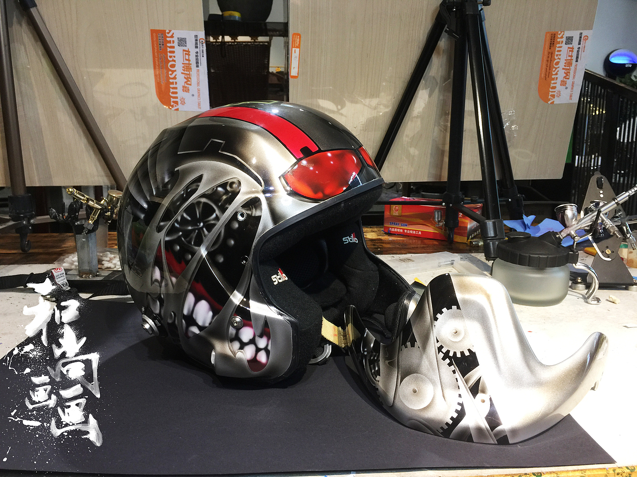 Stilo头盔 蚁人纯手工彩绘涂装完成（图ZMTIxOTk5Mzg4） - 手办/模玩 - 站酷设计师和尚画画8585原创素材 - 站酷ZCOOL