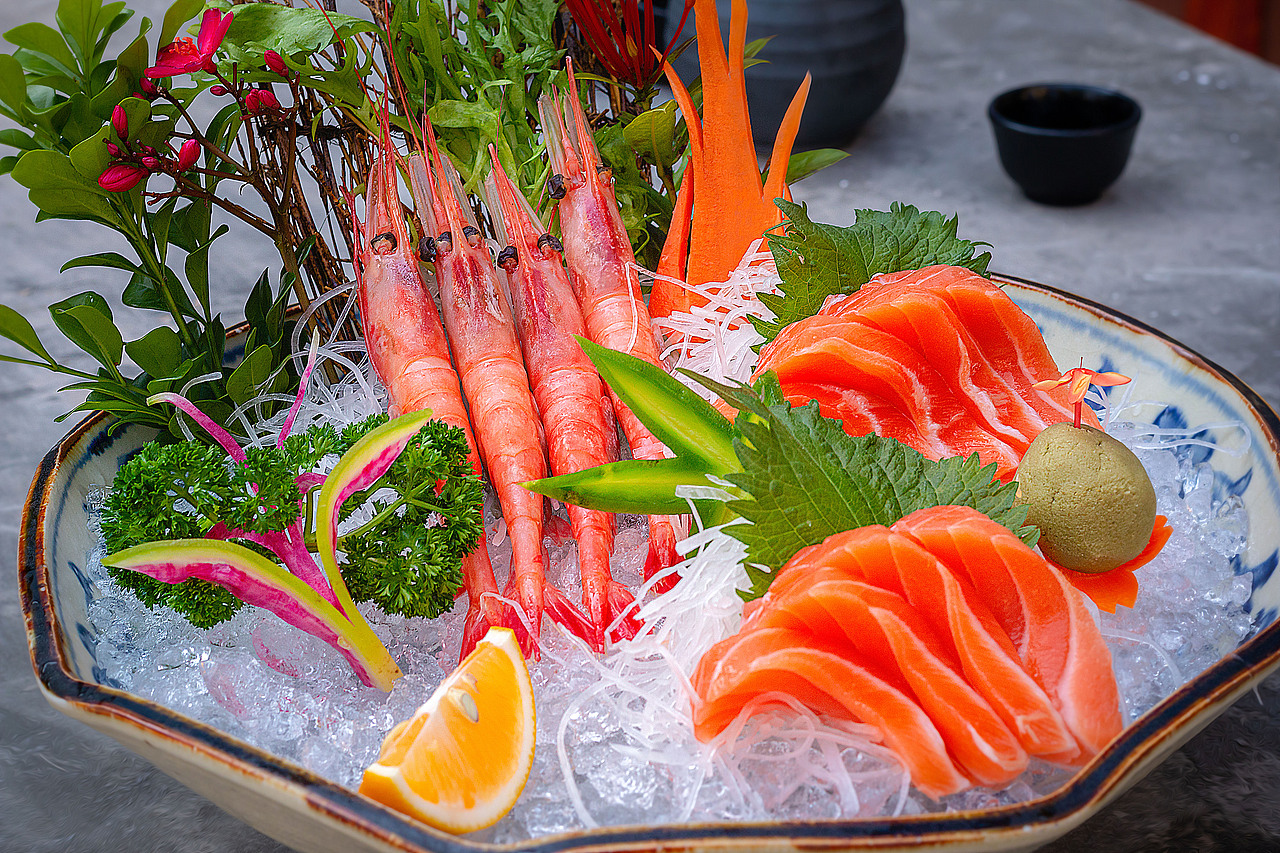 自然光拍摄日本铁板烧