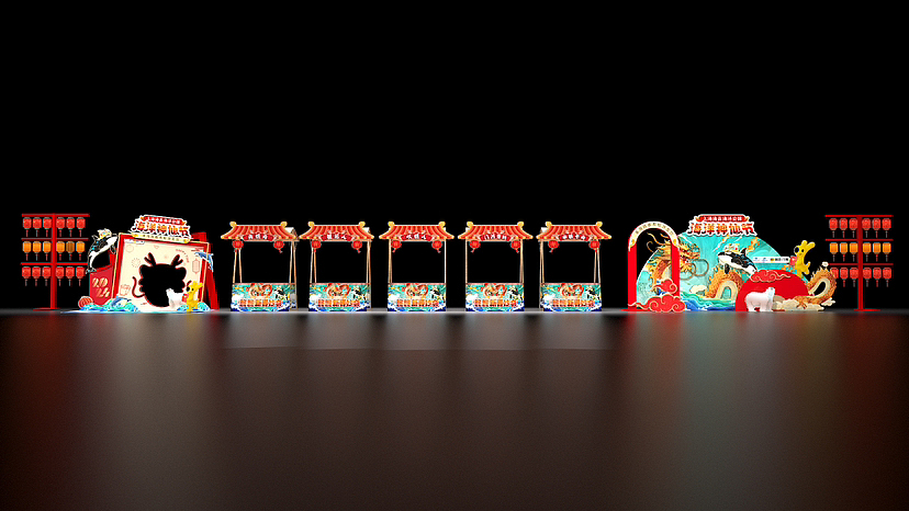 活动设计|海昌海洋公园&美团联名新年非遗活动