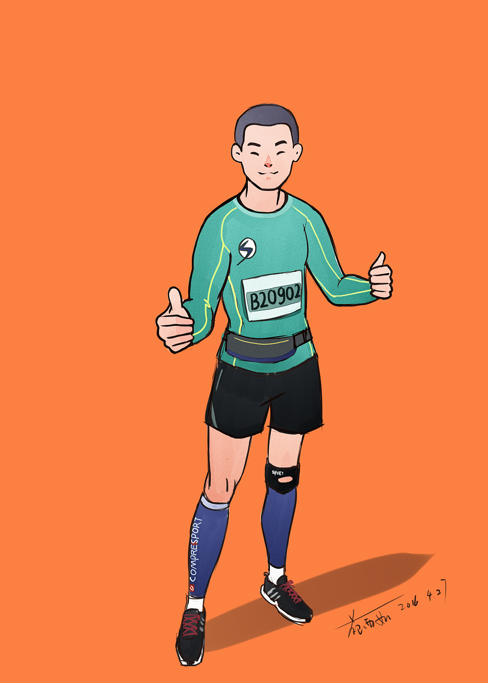 下一站马拉松（图ZNDc1ODk2MTI=） - 创作习作 - 站酷设计师yqr1214原创素材 - 站酷ZCOOL