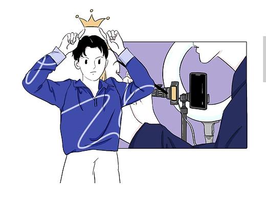 插画|“骆言骆语”公众号文章插画绘制