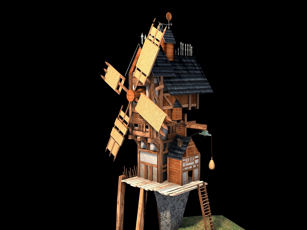3d建模 大学作业（图ZMjE5MTMxMjA=） - 建筑/空间 - 站酷设计师YIN_XUE_0原创素材 - 站酷ZCOOL
