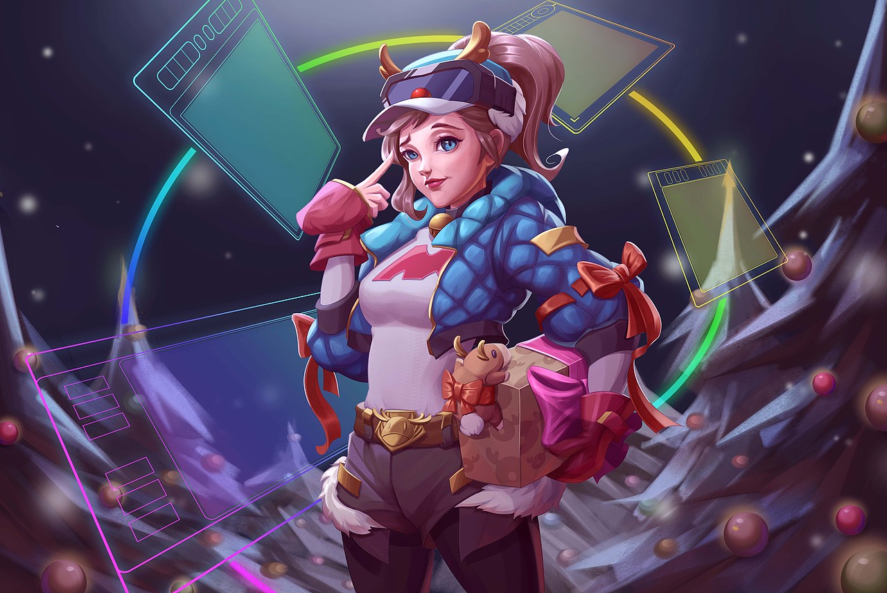 圣诞节快乐~性转，圣诞老人变成圣诞少女（图ZMTkwNTkwNDQ0） - 艺术插画 - 站酷设计师漫绘新风原创素材 - 站酷ZCOOL