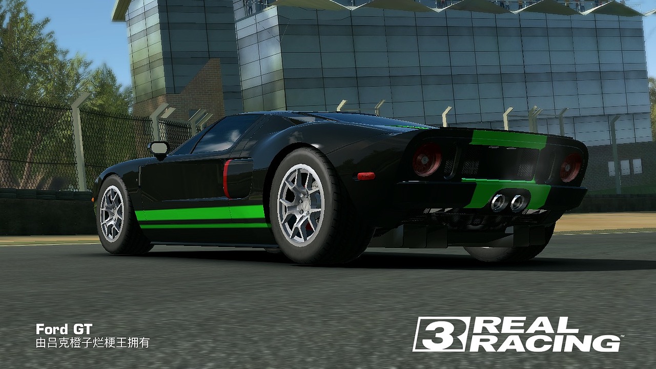 真实赛车3 车体拉花，买不起系统涂装，只好用基本图形来叠啦。