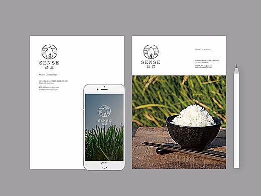高端大米品牌形象设计 标志设计 食品公司VI设计