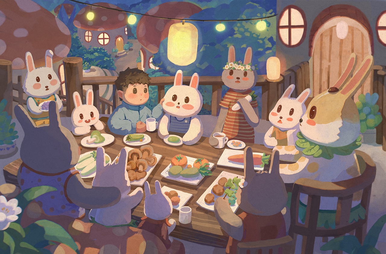 和兔子一起的时光