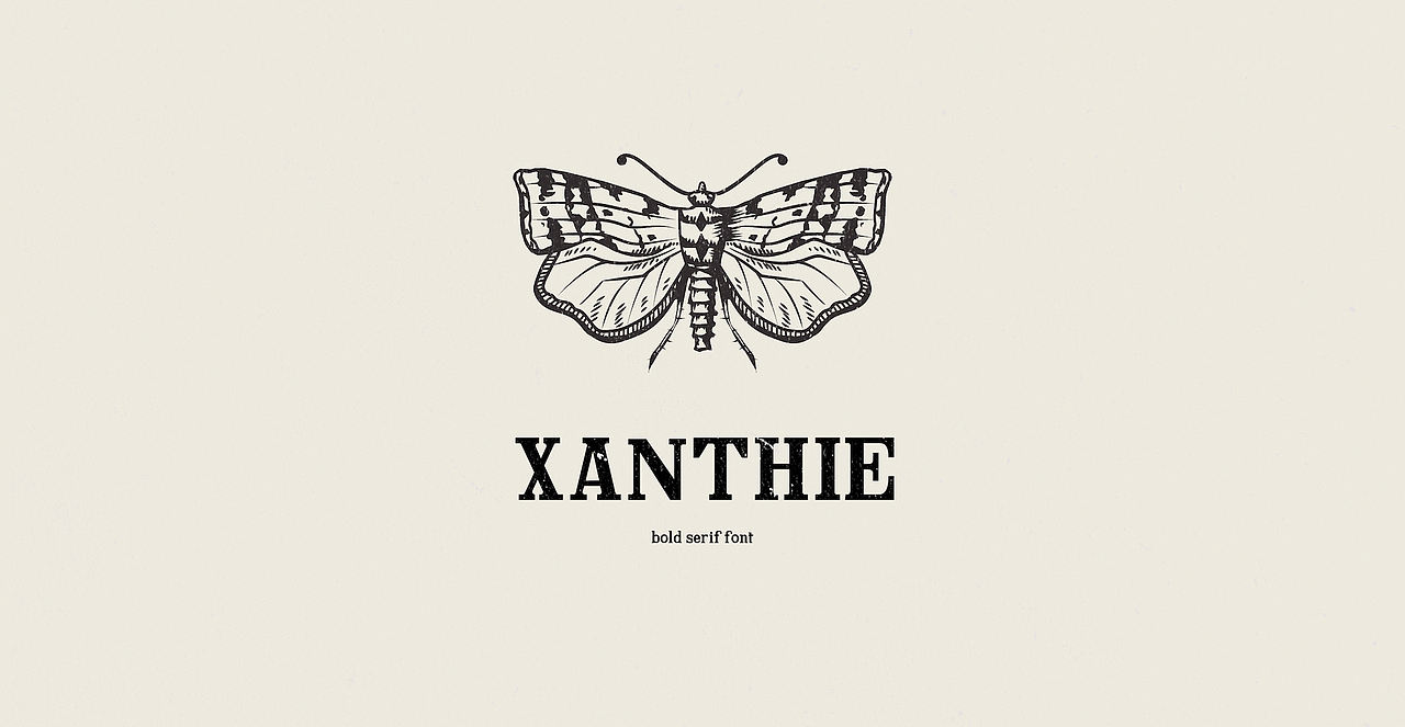 Xanthie 英文字体【免费】（图ZMTY0ODk4ODUy） - 字体/字形 - 站酷设计师simoherold原创素材 - 站酷ZCOOL