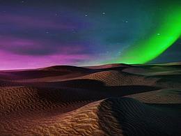 沙漠極光