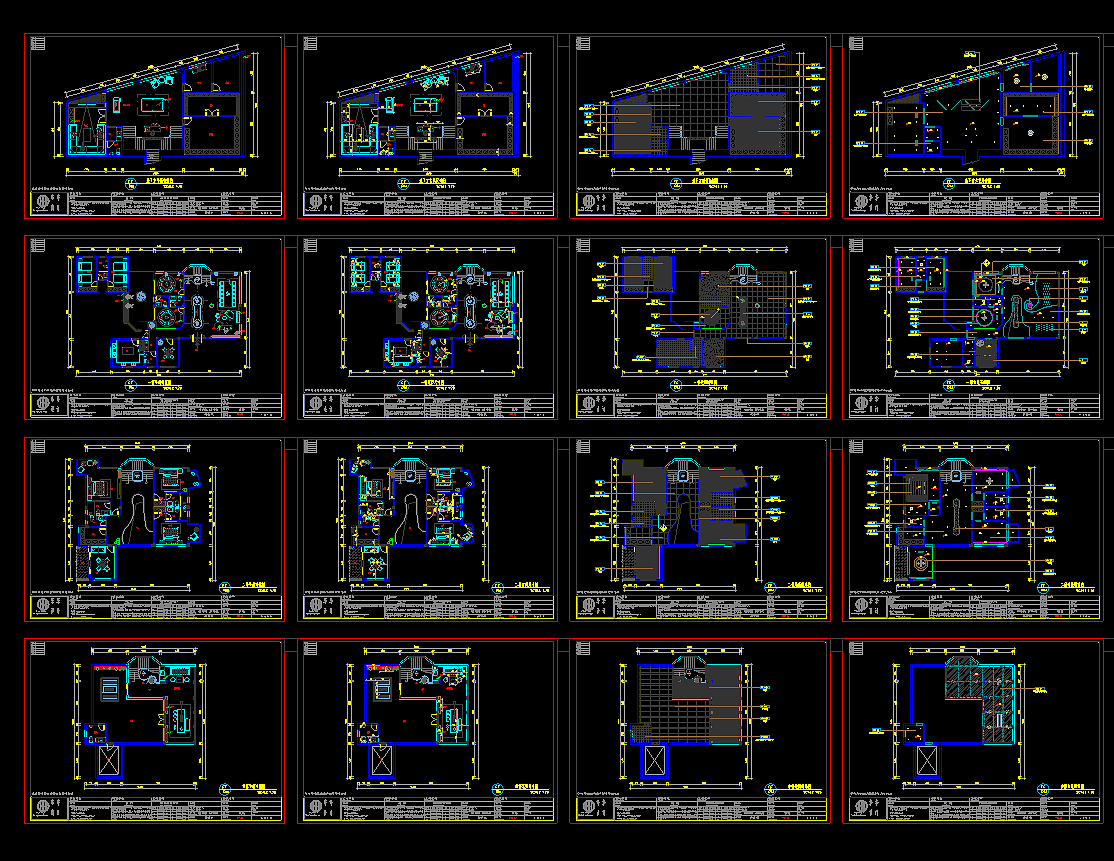 会所施工图作品