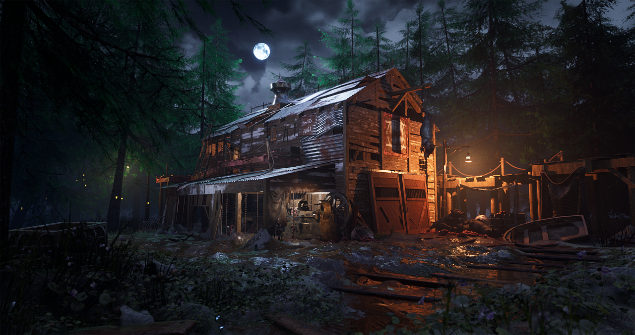 ue4游戏木屋场景