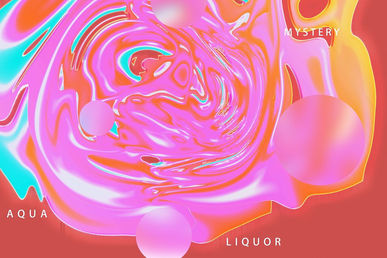 液态|平面|海报|zml_阿沐 - 原创作品 - 站酷 (zcool)