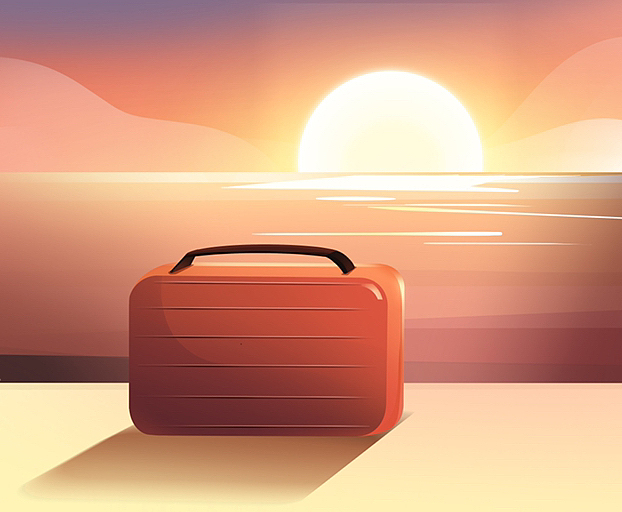 落日旅行计划（图ZMzIwMTA3ODAw） - 商业插画 - 站酷设计师TJIANG原创素材 - 站酷ZCOOL