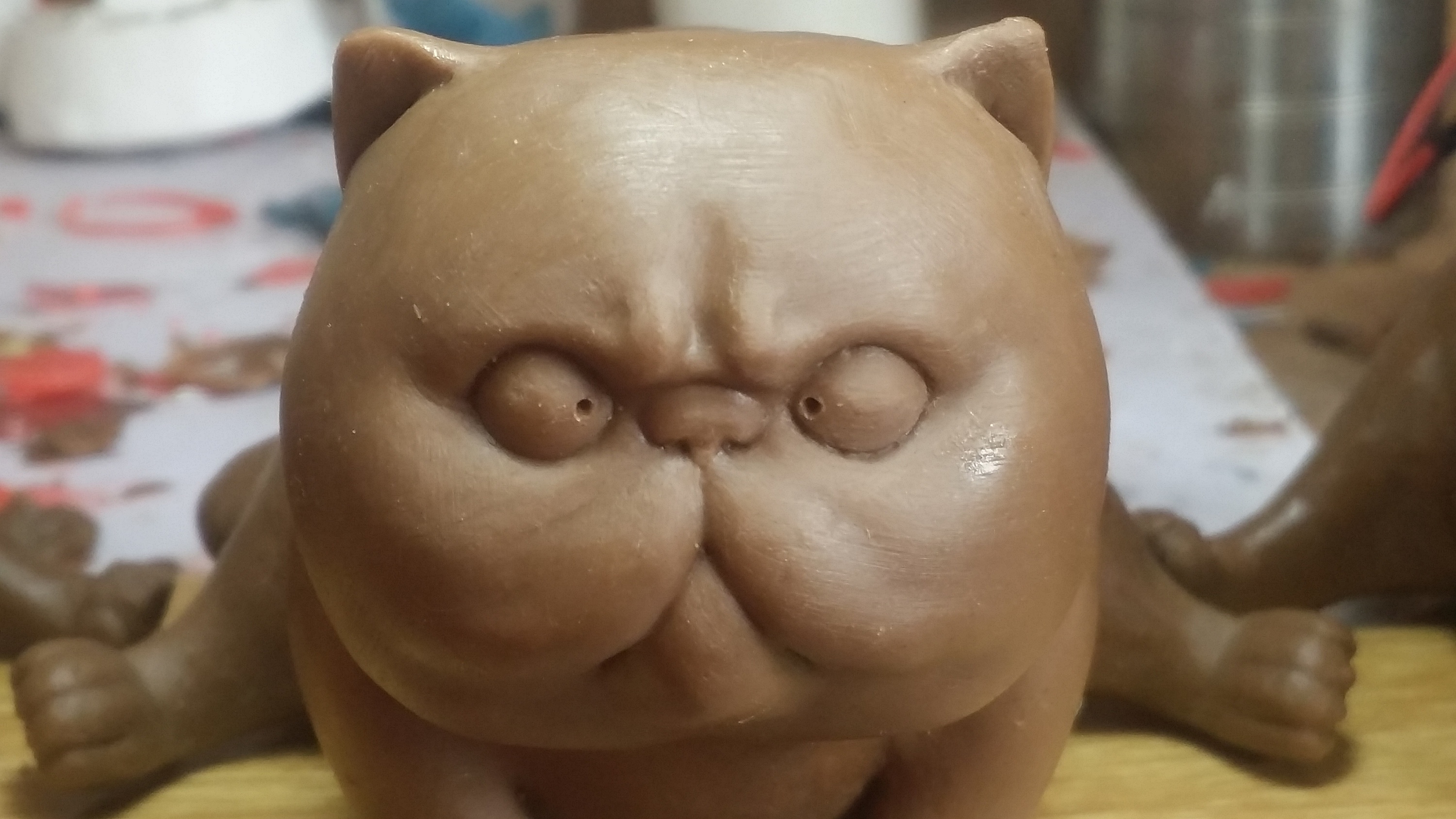 蠢萌一字马桌面潮玩小摆件