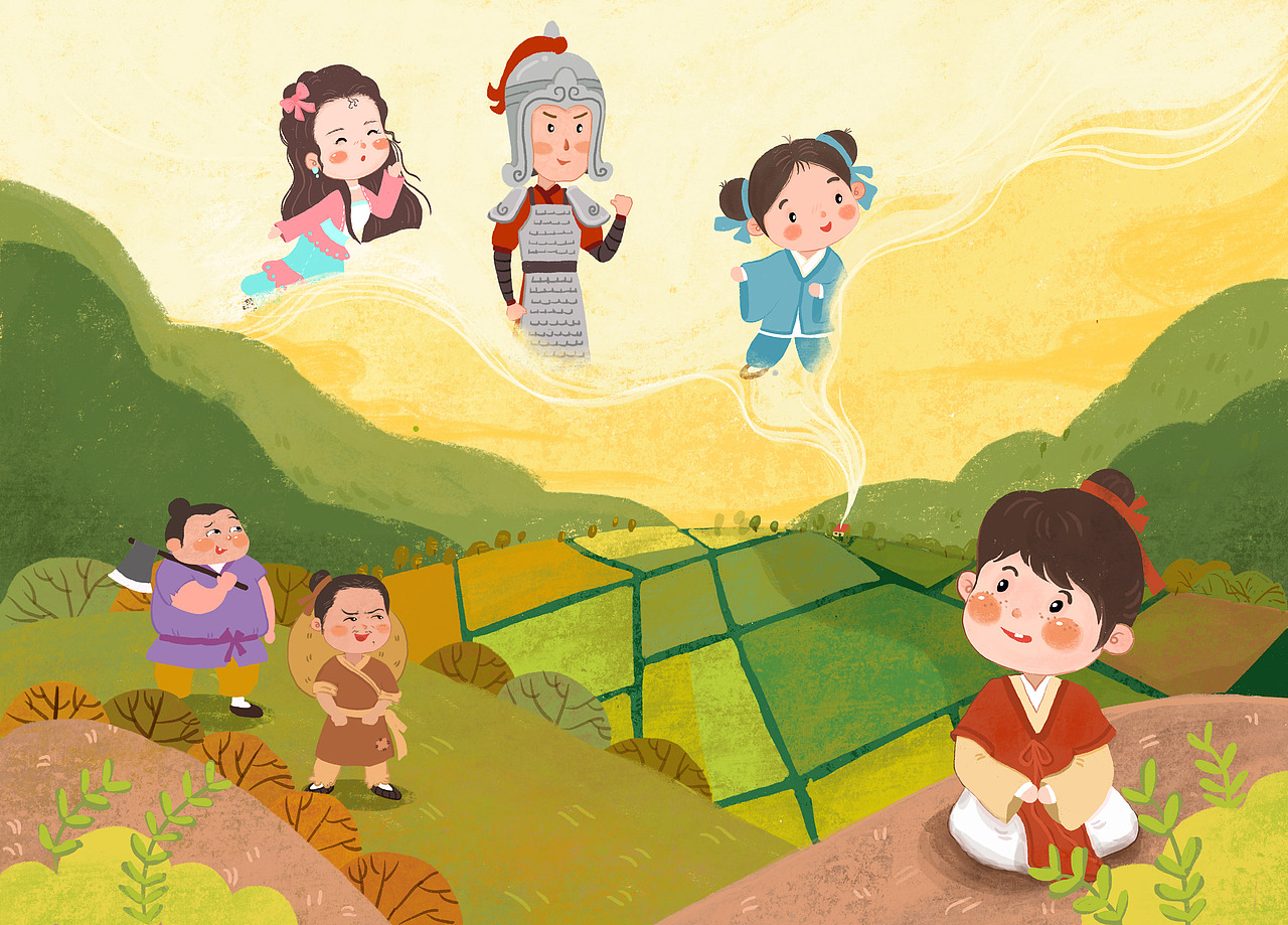 邯郸学步|插画|绘本|画画的大林_原创作品-站酷zcool