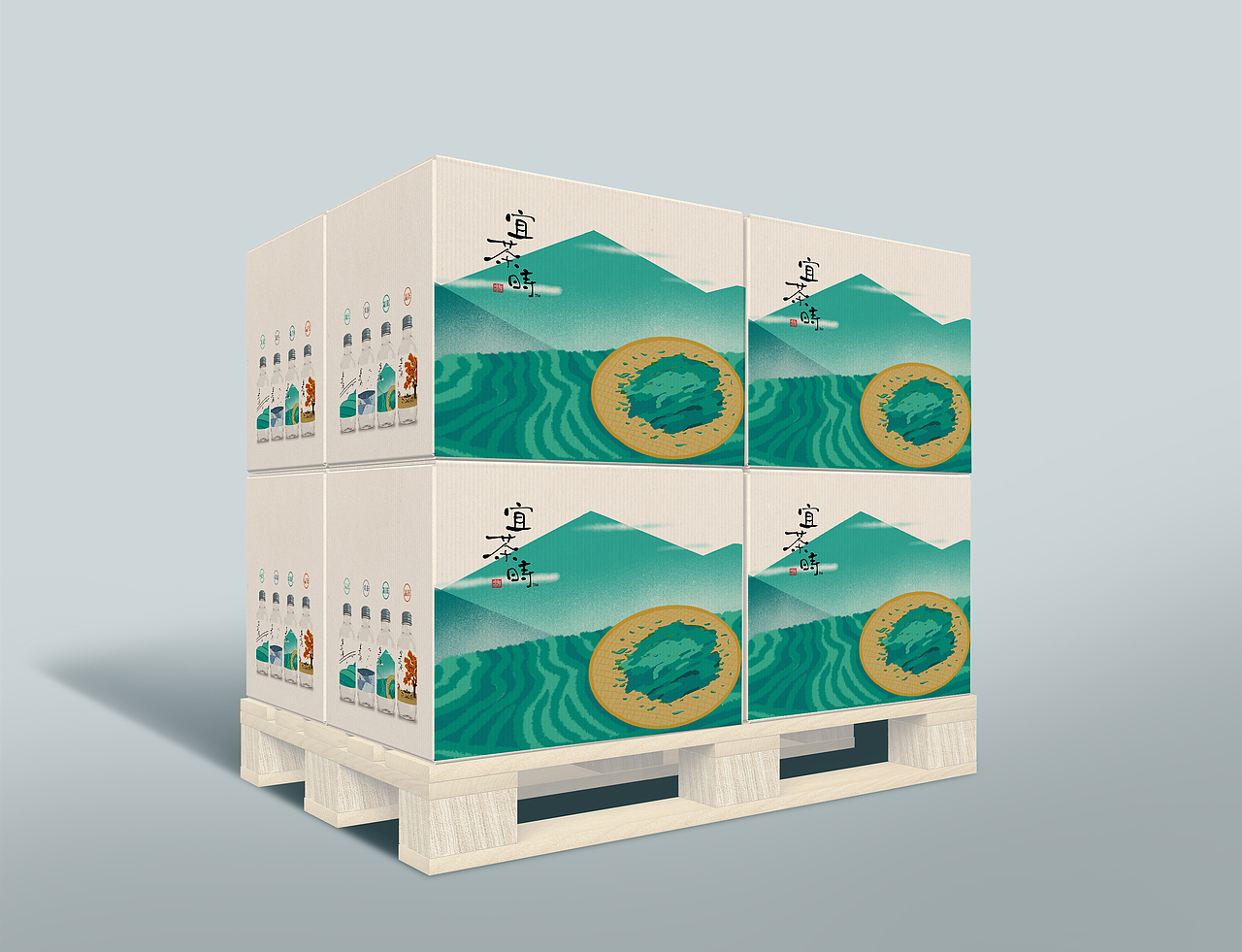 哇哈哈宜茶时包装设计（图ZMTk1MzA5NDI0） - 包装 - 站酷设计师口丁可原创素材 - 站酷ZCOOL