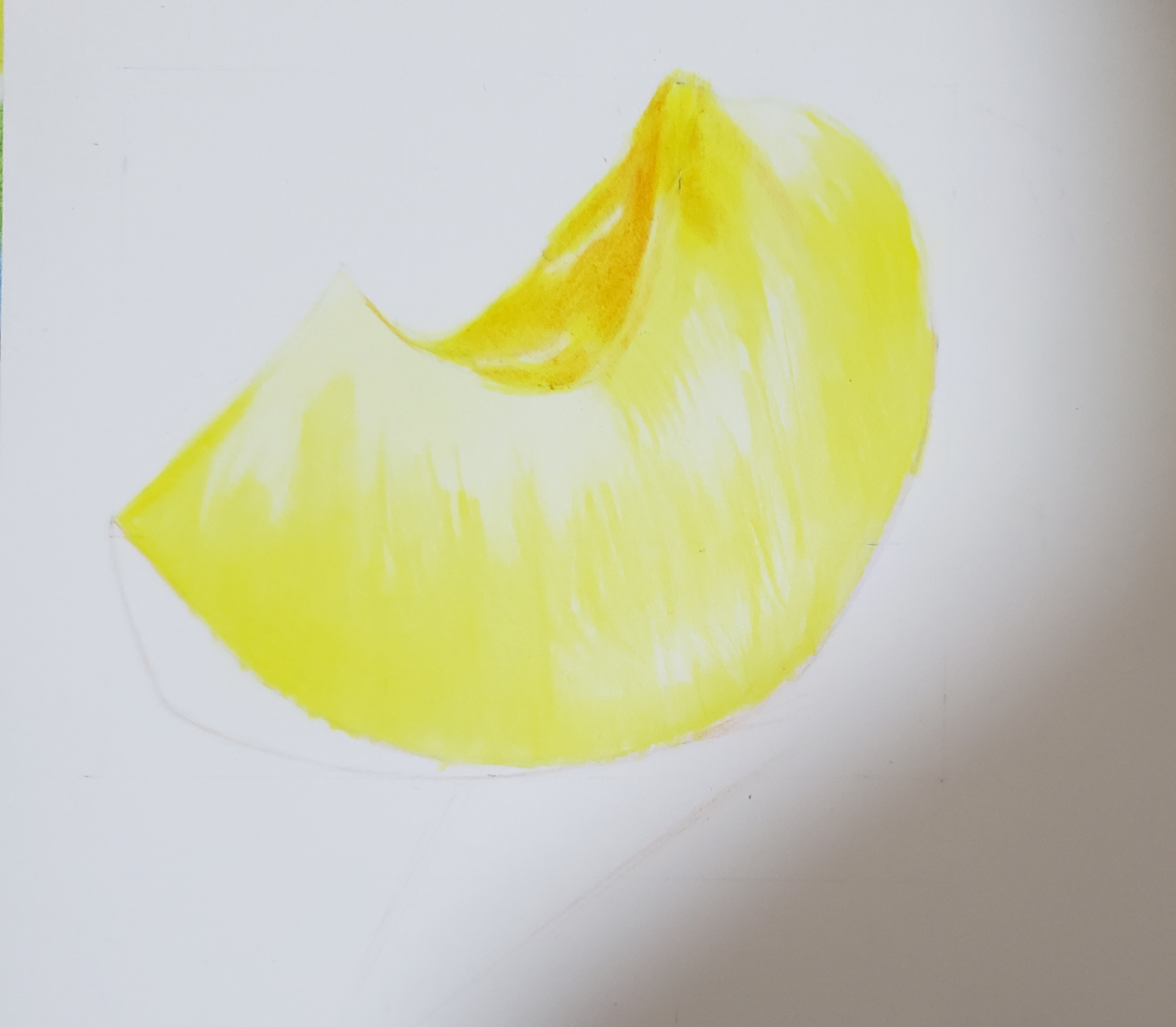 黄桃画法图片