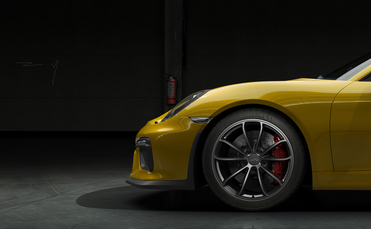 保时捷GT4 CGI
