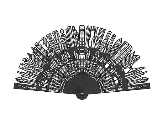 练习—杭州折扇（个人主页-ZMzM3NTI3MDQ=） - 生活用品 - 站酷设计师张栋_ZDESIGN原创素材 - 站酷ZCOOL