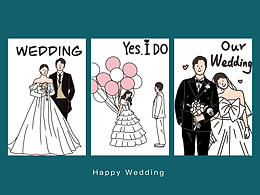 婚禮請(qǐng)柬插圖