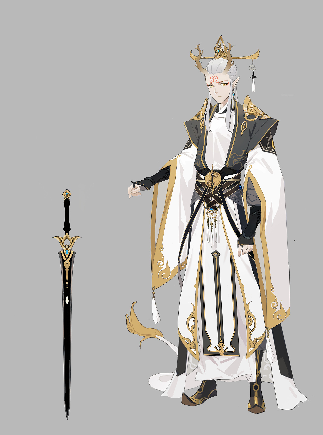 国风设计|插画|游戏原画|六猫nekos1x - 原创作品 - 站酷 (zcool)