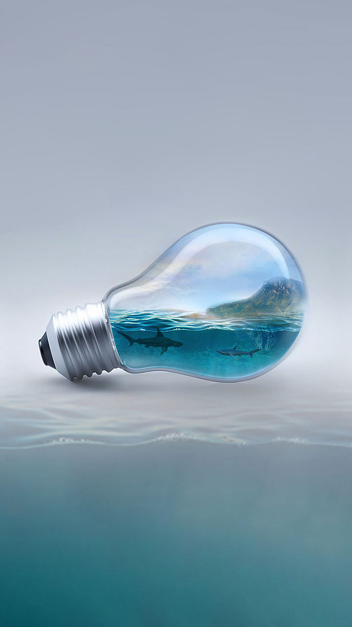 创意灯泡场景练习