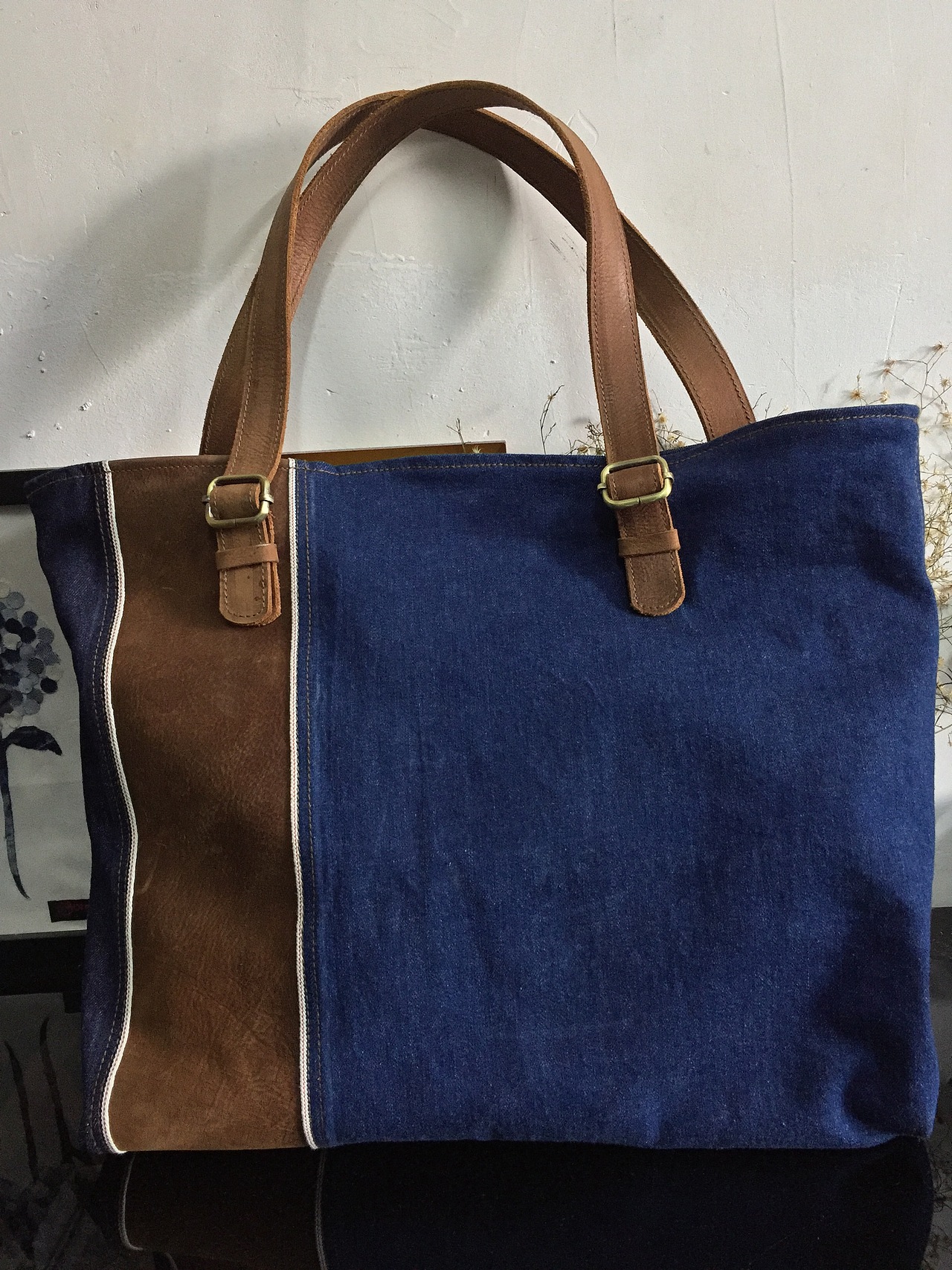 火星老菜-手工牛仔包