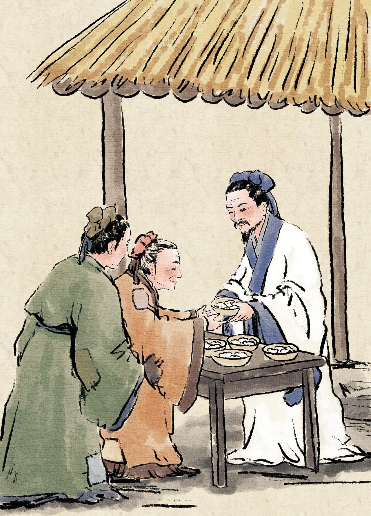 仿国画插画（图ZMTUwNTQwMjQ4） - 儿童插画 - 站酷设计师木星插画工作室原创素材 - 站酷ZCOOL