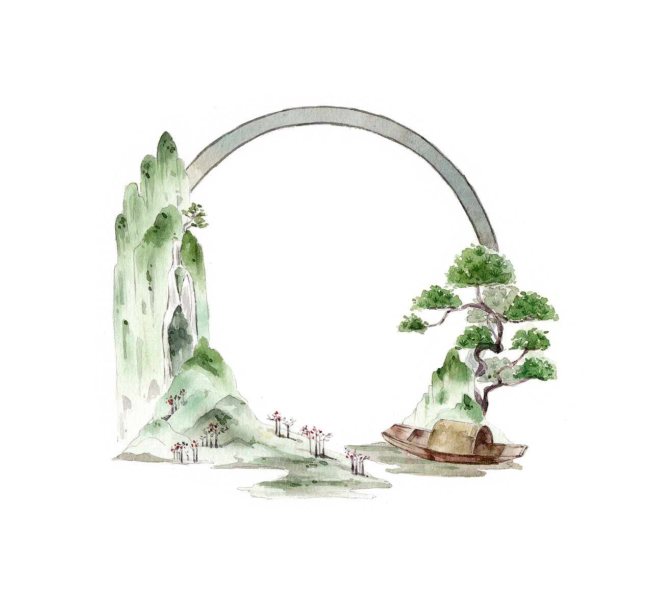 一大波框框（可授权）（图ZMzgxNjAxMzIw） - 绘画 - 站酷设计师洛洛水彩原创素材 - 站酷ZCOOL