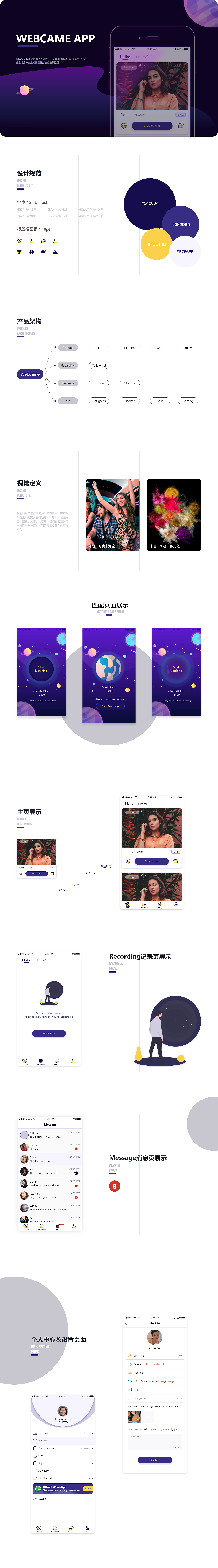 Webcame社交APP（图ZMjI4NjE2NTYw） - 软件界面 - 站酷设计师第一次玩儿原创素材 - 站酷ZCOOL