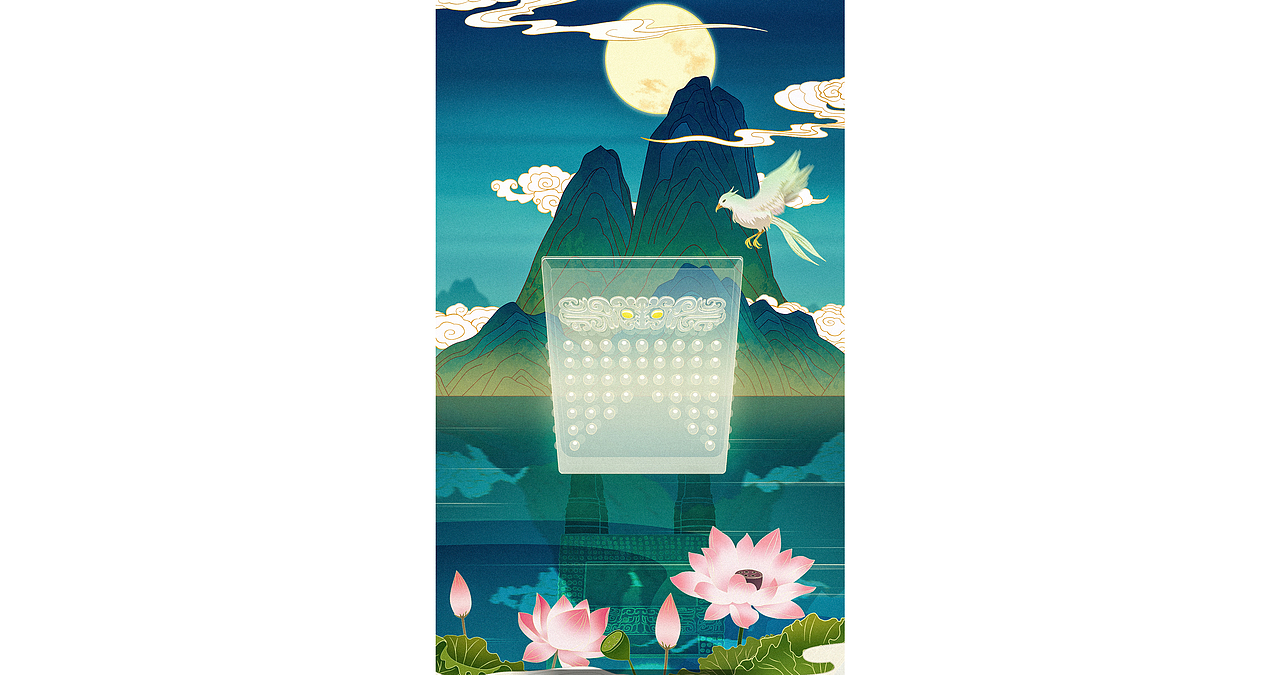 博物馆古风插画作品集（图ZMjU1OTA0NjU2） - 商业插画 - 站酷设计师三十六阿原创素材 - 站酷ZCOOL