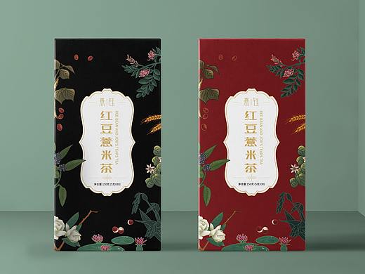 红豆薏米茶海报设计