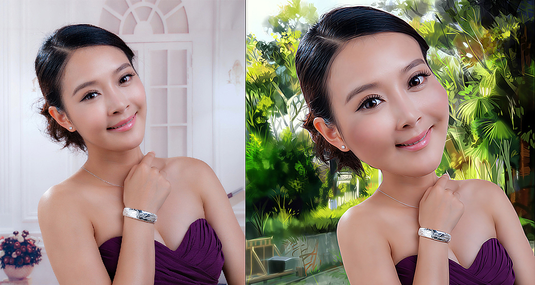 用最简单方法的P了个大头，纯粹玩的