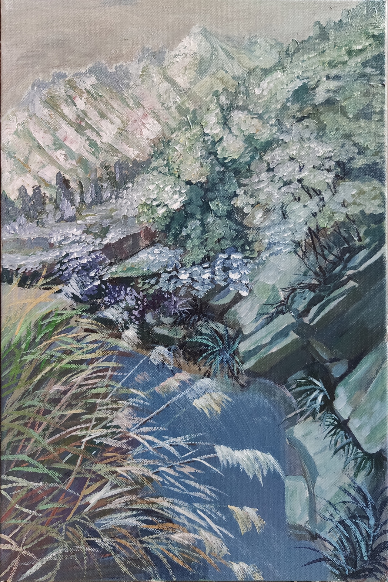 乡野风景(三)（图ZMjAxMDc1OTc2） - 绘画 - 站酷设计师无闻hy原创素材 - 站酷ZCOOL