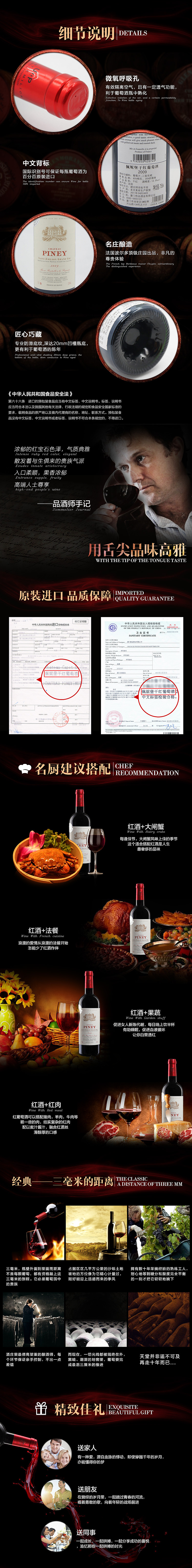 电商葡萄酒详情