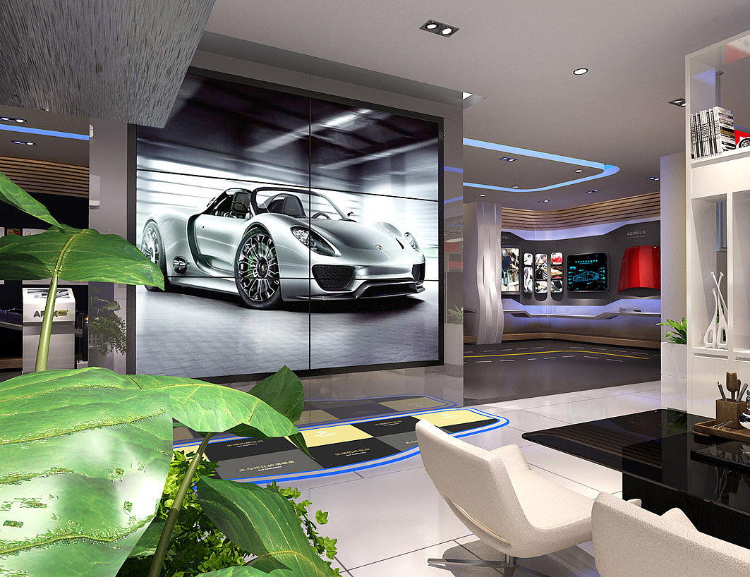 汽车贴膜店设计哪家好,易源汽车贴膜店设计案例