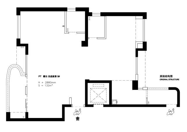 方案 | Gray&Blue公寓,大小空间设计研究室