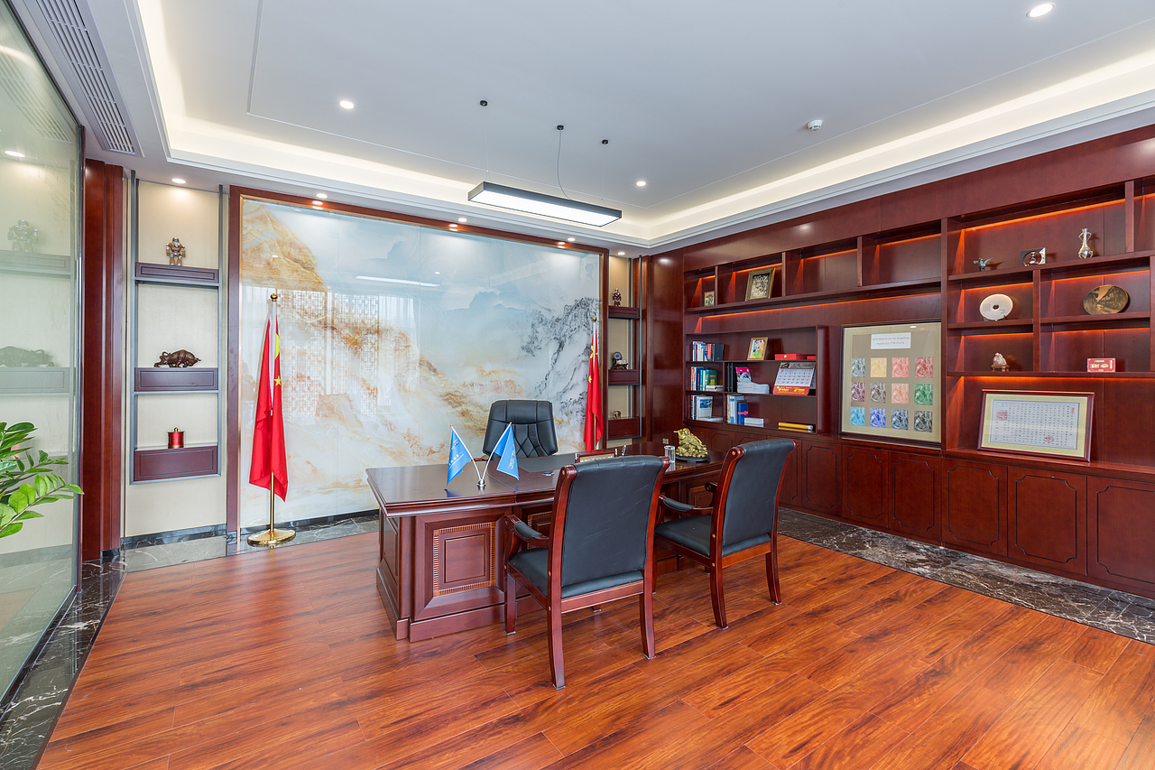 一组个人办公室的拍摄