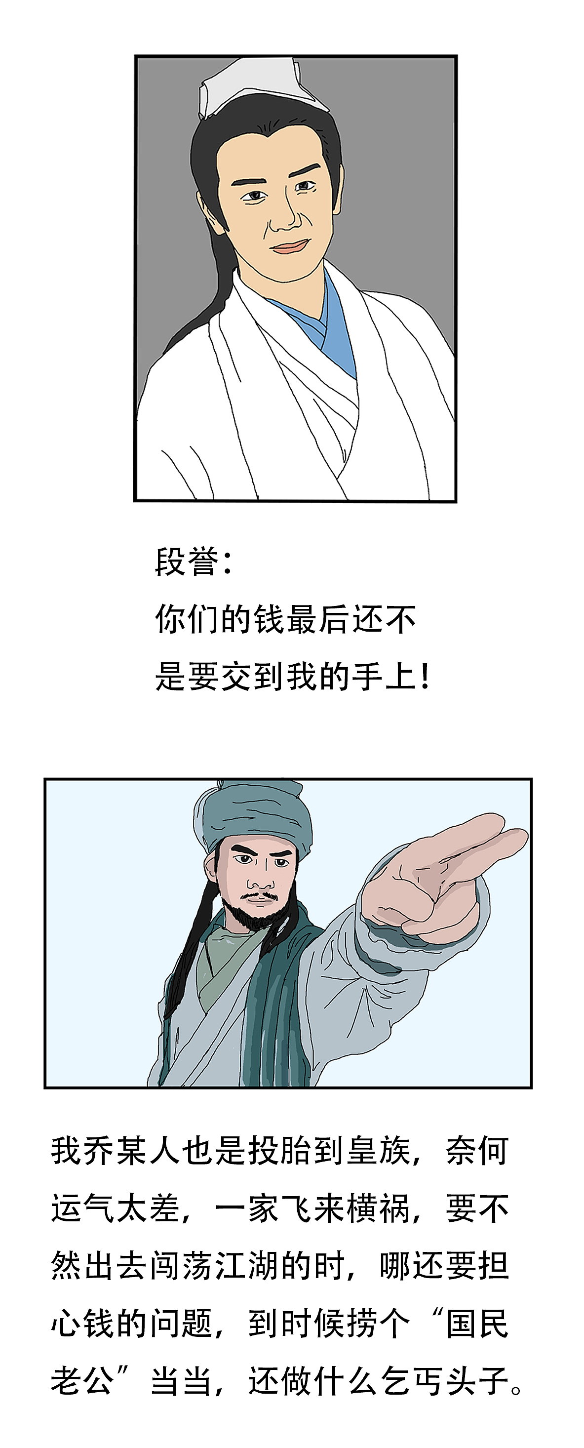 古代大侠们都是怎样赚钱的？（图ZMTk1MzEyMDg4） - 中/长篇漫画 - 站酷设计师于道子原创素材 - 站酷ZCOOL