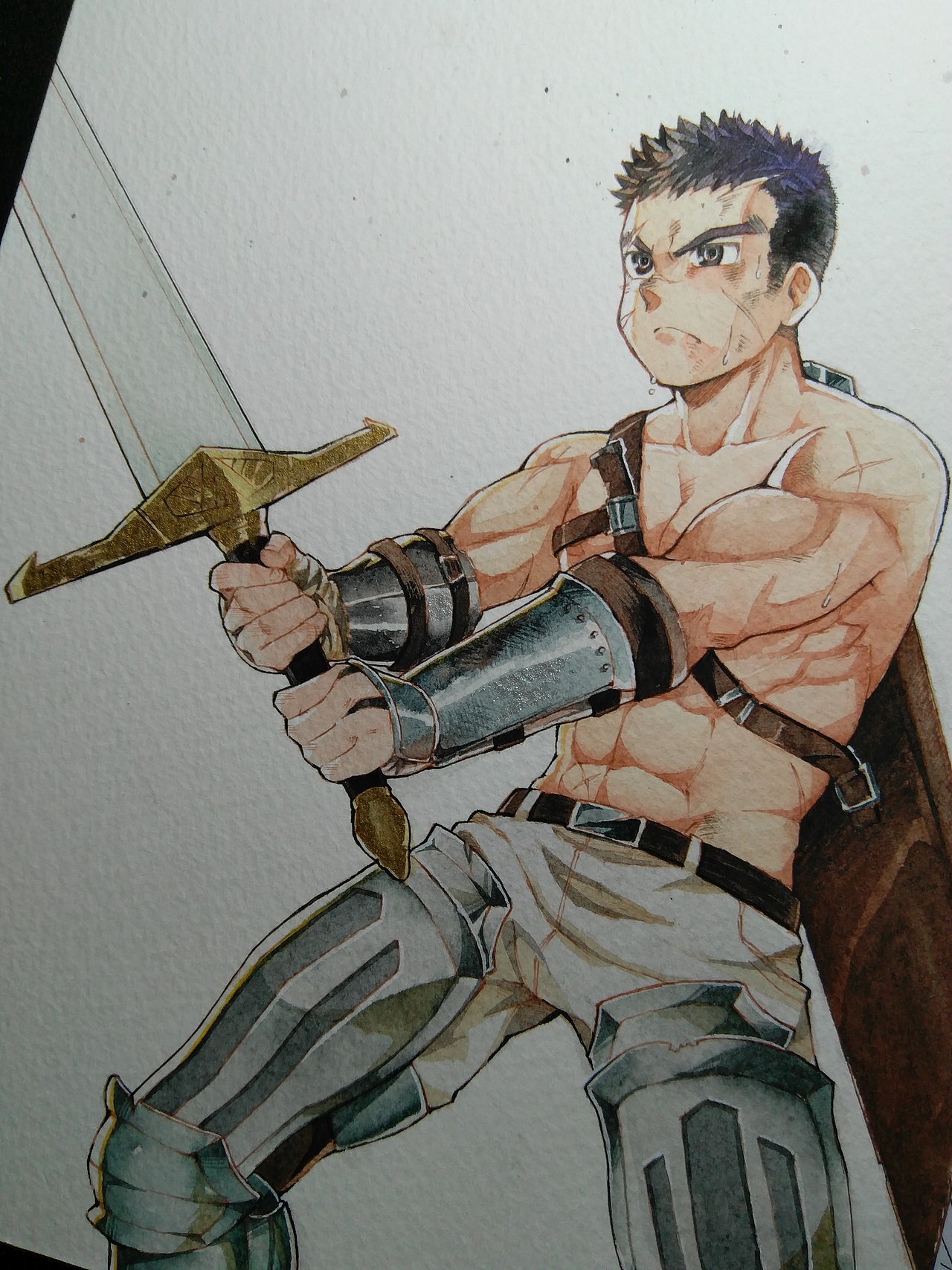 战士（图ZNzgwNDgzODA=） - 创作习作 - 站酷设计师爆浆鱿鱼原创素材 - 站酷ZCOOL