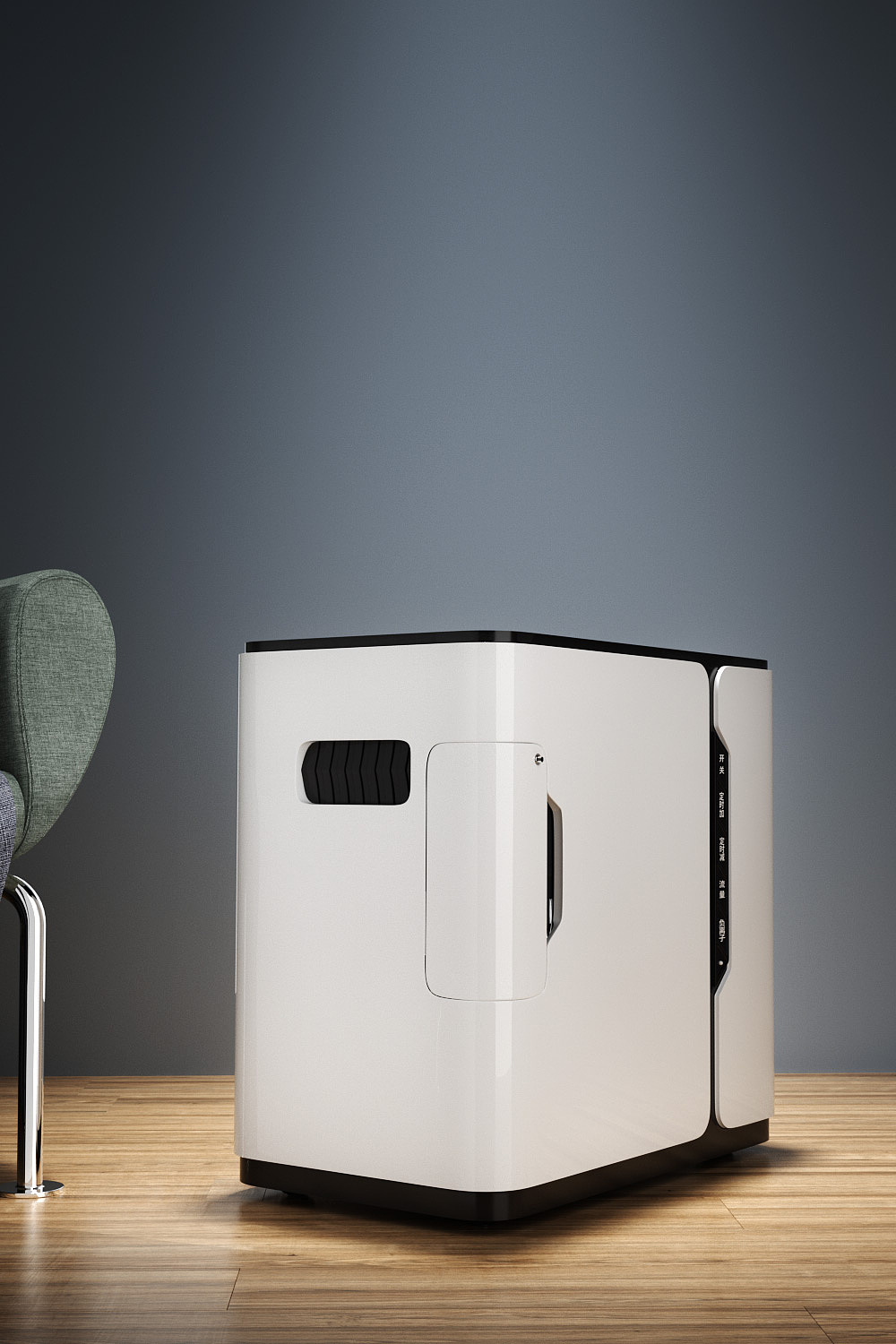 制氧机渲染小试