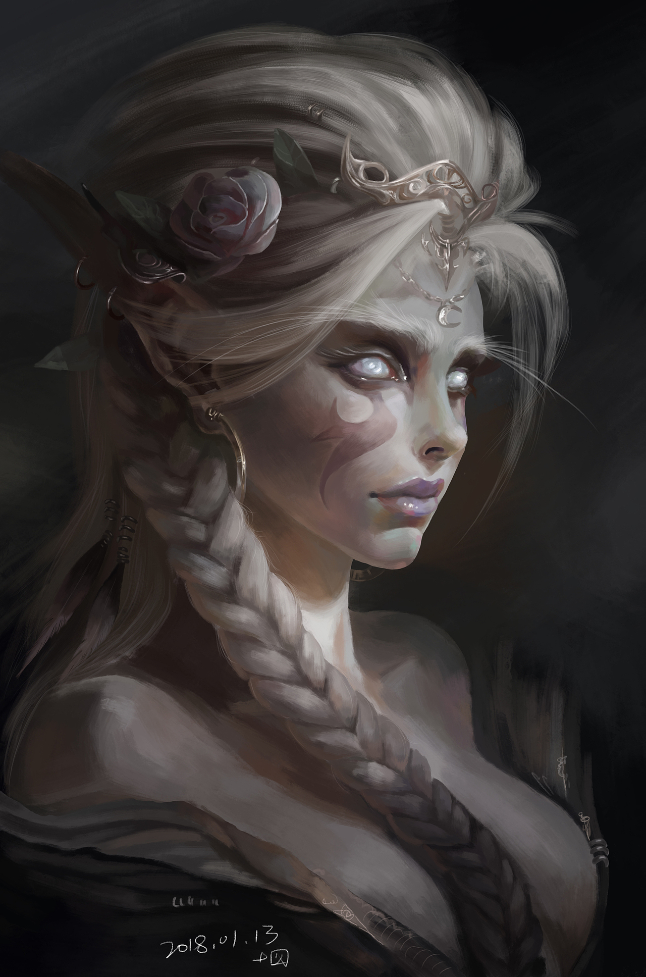 前段时间手绘临摹