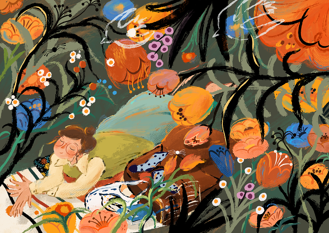 一些春天的色彩(组图)|插画|商业插画|朱鼓励鼓励鼓励_原创作品-站酷