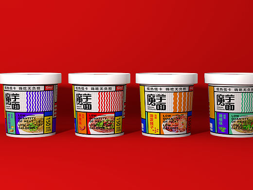 April作品「康雅酷」魔芋面包装设计