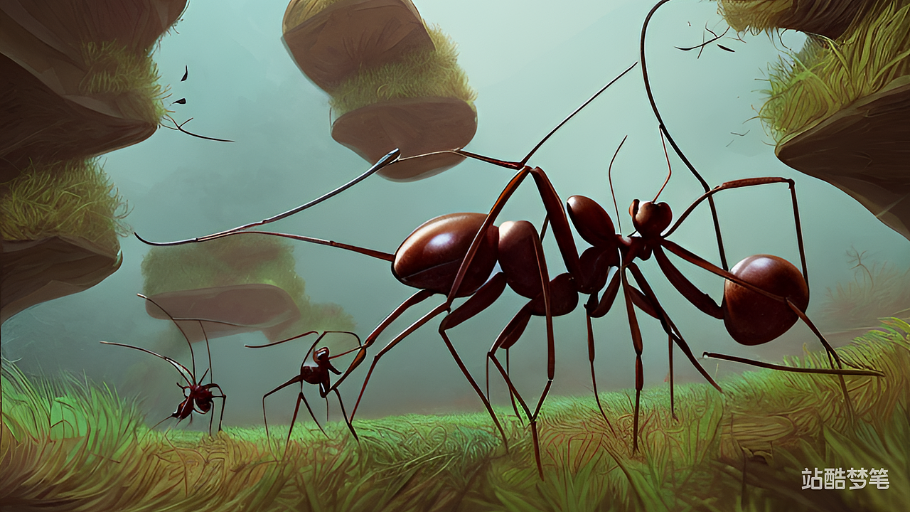 #站酷梦笔#蚂蚁搬家,Moebius作品,Zabrocki作品,Kar