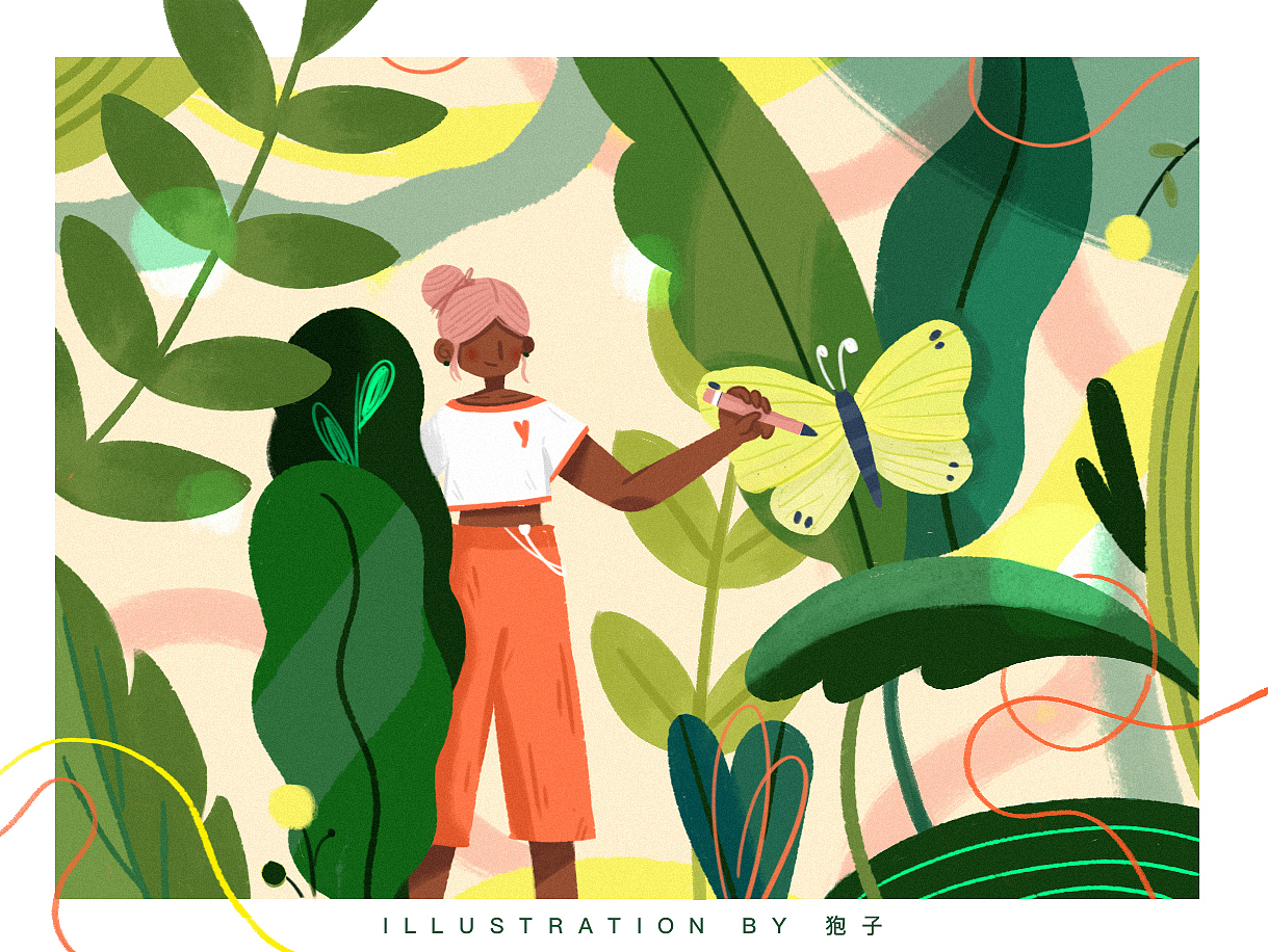 森林女孩（图ZMjA3MTk0MzUy） - 创作习作 - 站酷设计师hello狍子原创素材 - 站酷ZCOOL